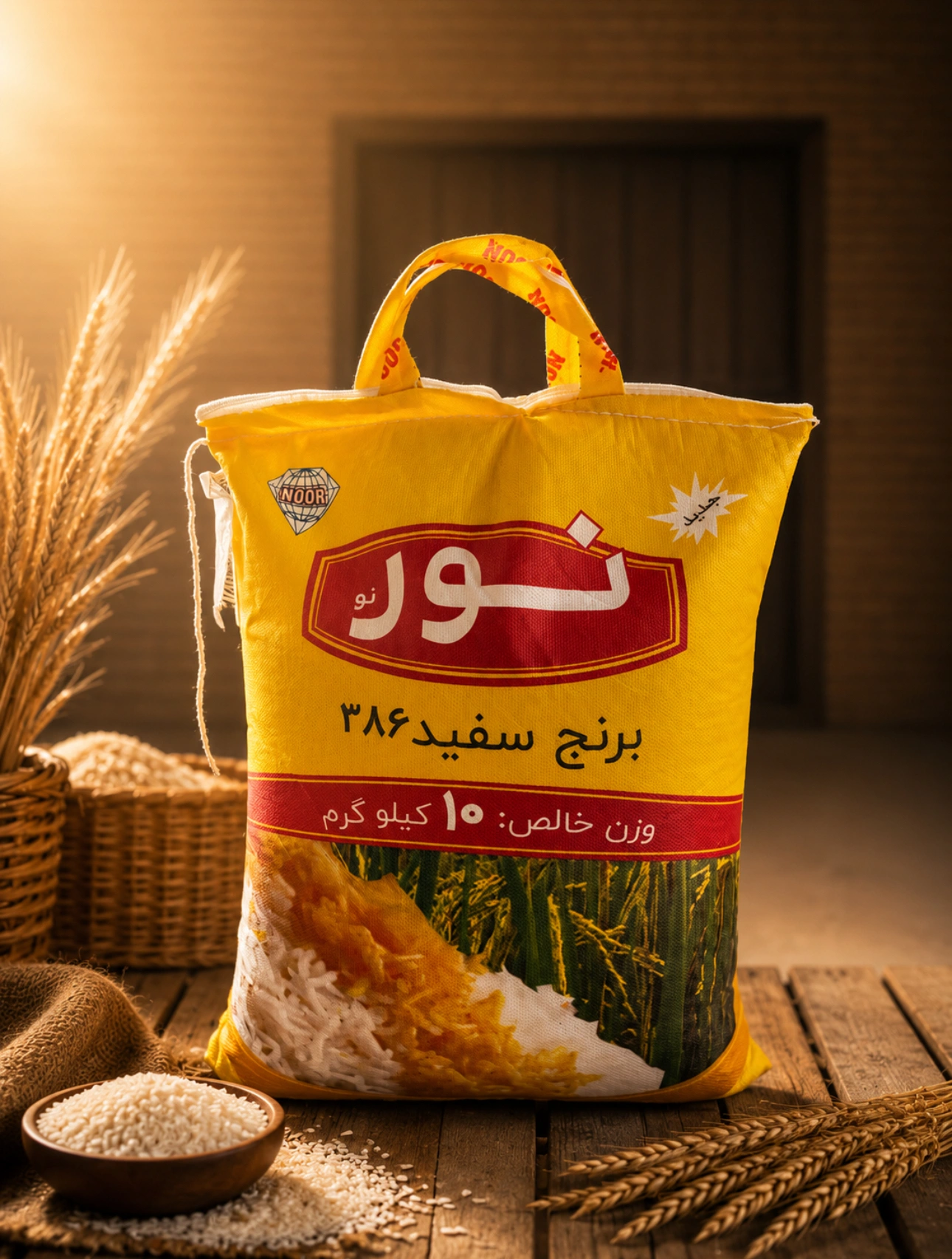 برنج سفید پاکستانی سر اشپز